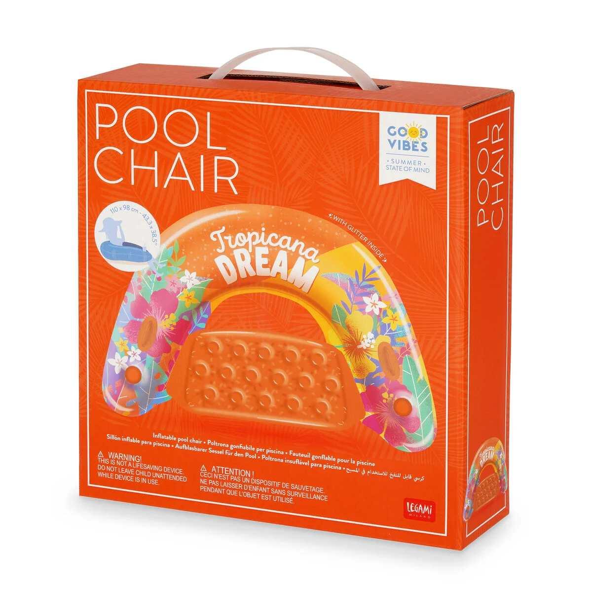 Legami pool chair water float - tropicana dream