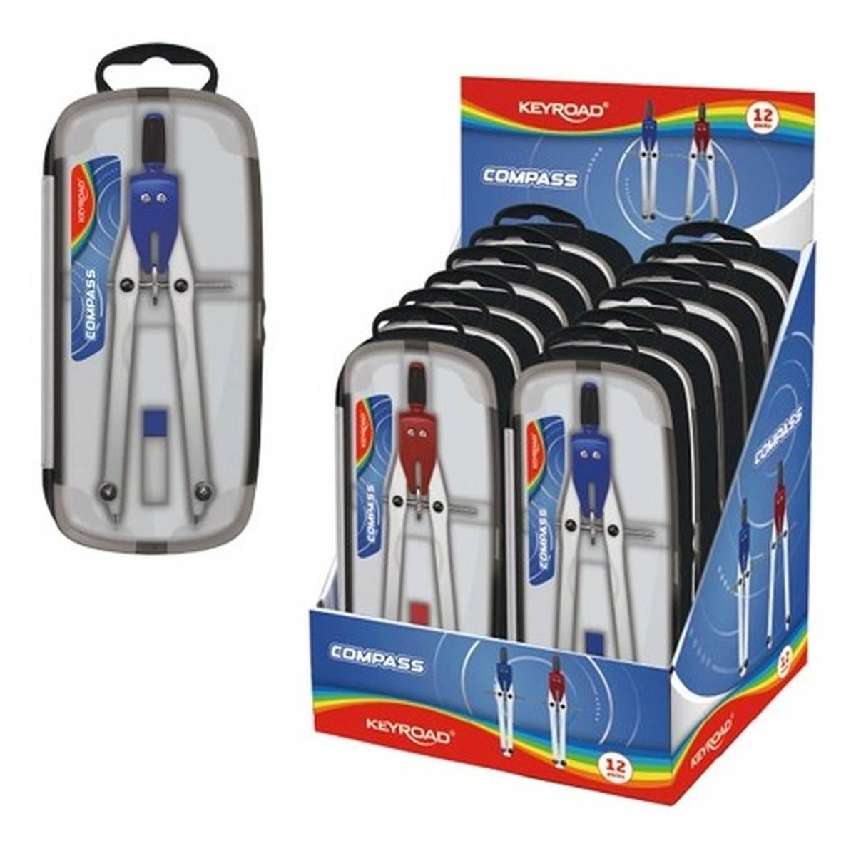 Keyroad compasso in metallo con mina 2.0 mm