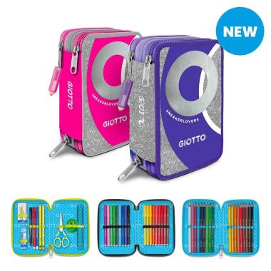 Giotto astuccio 3 zip - collezione sneakerlovers