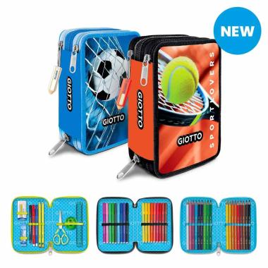 Giotto astuccio 3 zip - collezione sportlovers