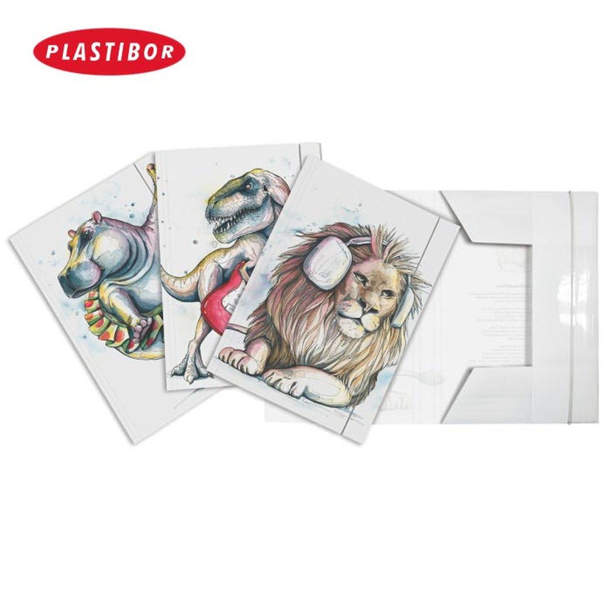 Cartella 3 lembi in ppl icon music - 265 x 350 mm