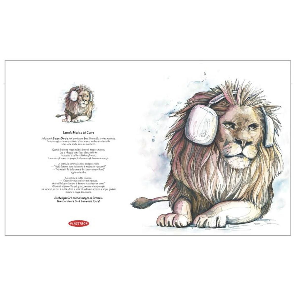 Cartella 3 lembi in ppl icon music - 265 x 350 mm