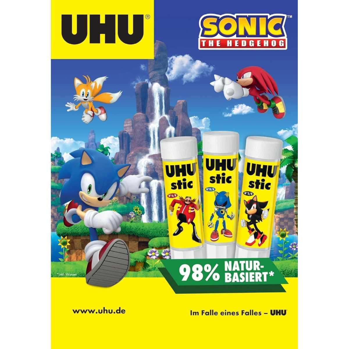 Uhu colla stic 21 gr - sonic the hedgehog