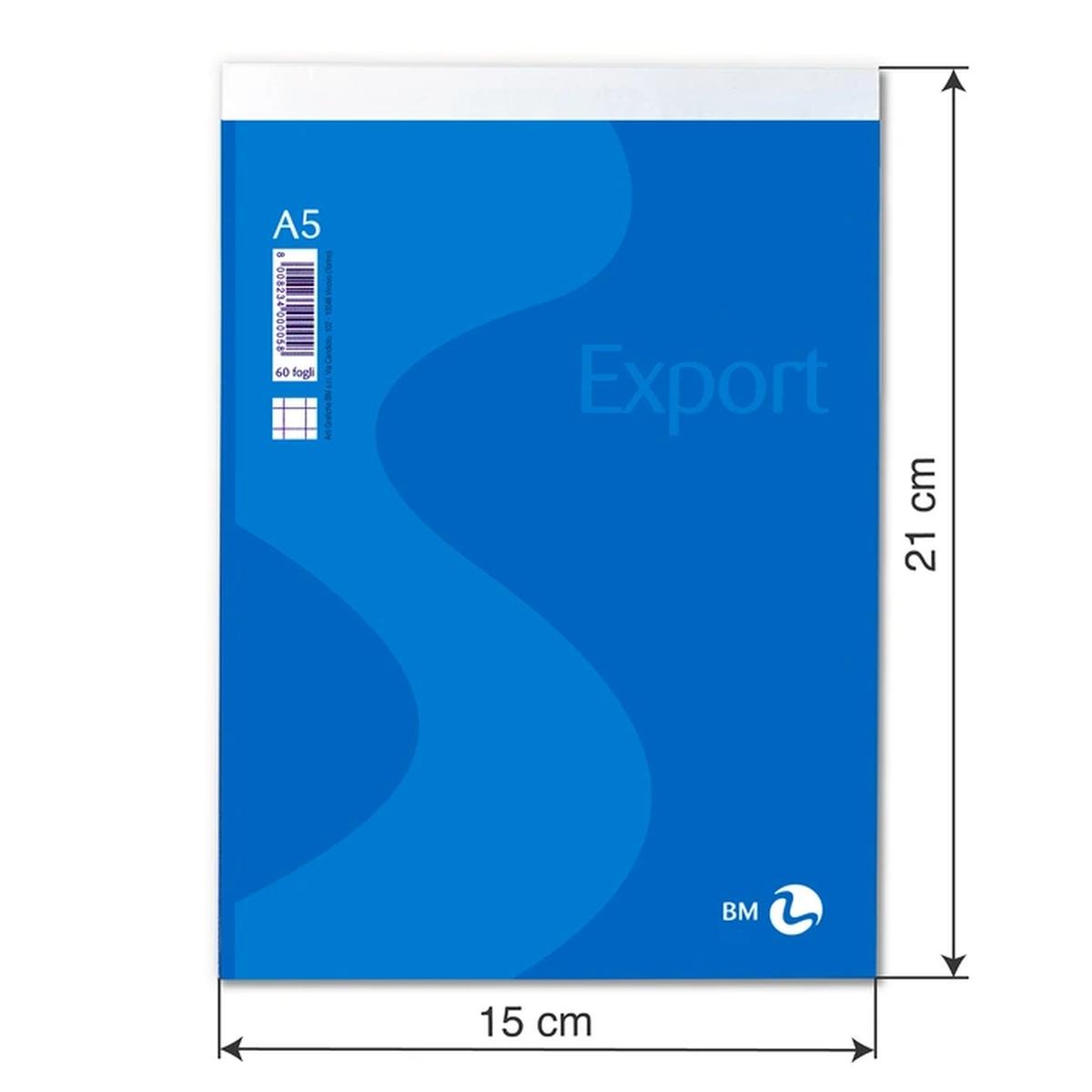 Bm blocchi notes export a5 - 50 gr - 50 fg