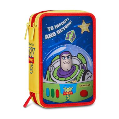 Astuccio 3 zip con corredo toy story 5 to infinity and beyond