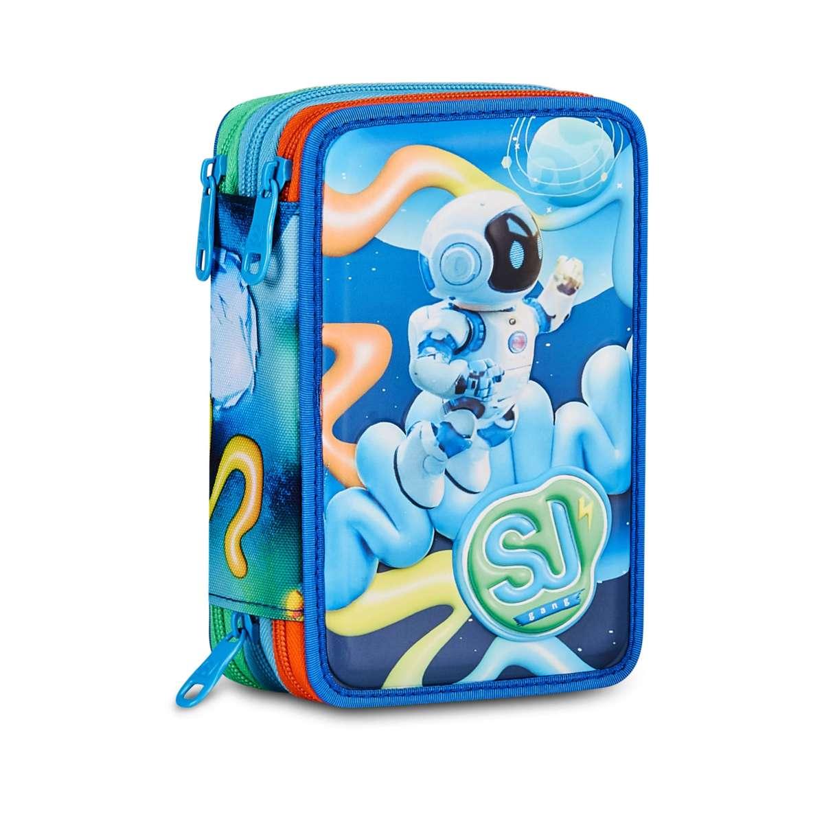 Astuccio 3 zip 3d - sj gang space ride