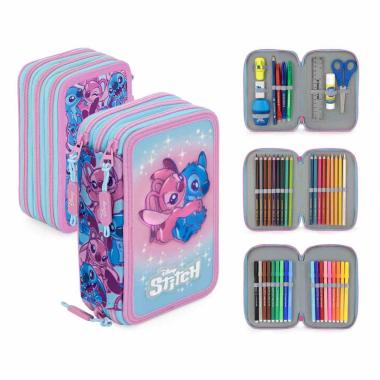 Astuccio 3 zip exclusive stitch y2k - 46 pz