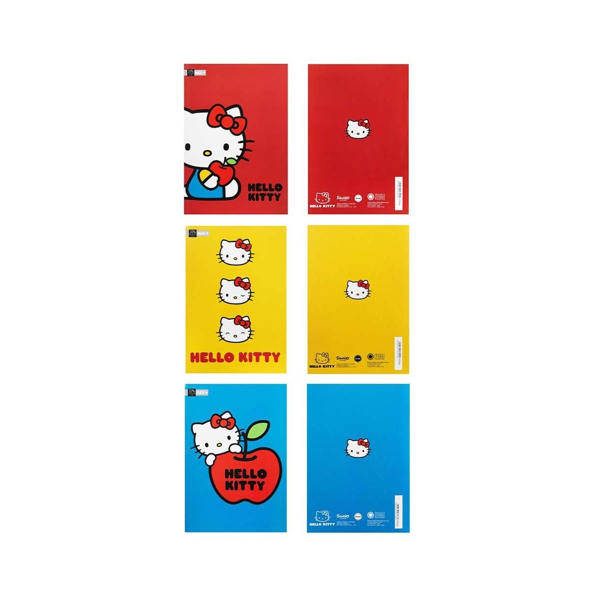 Maxi quaderno +30% hello kitty - 96 pp - 100gr