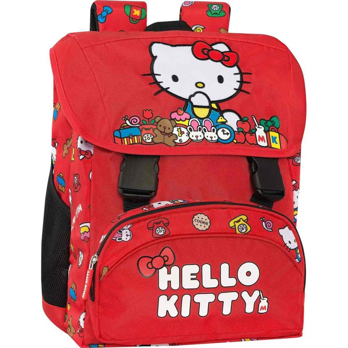 Zaino organizzato hello kitty - rosso