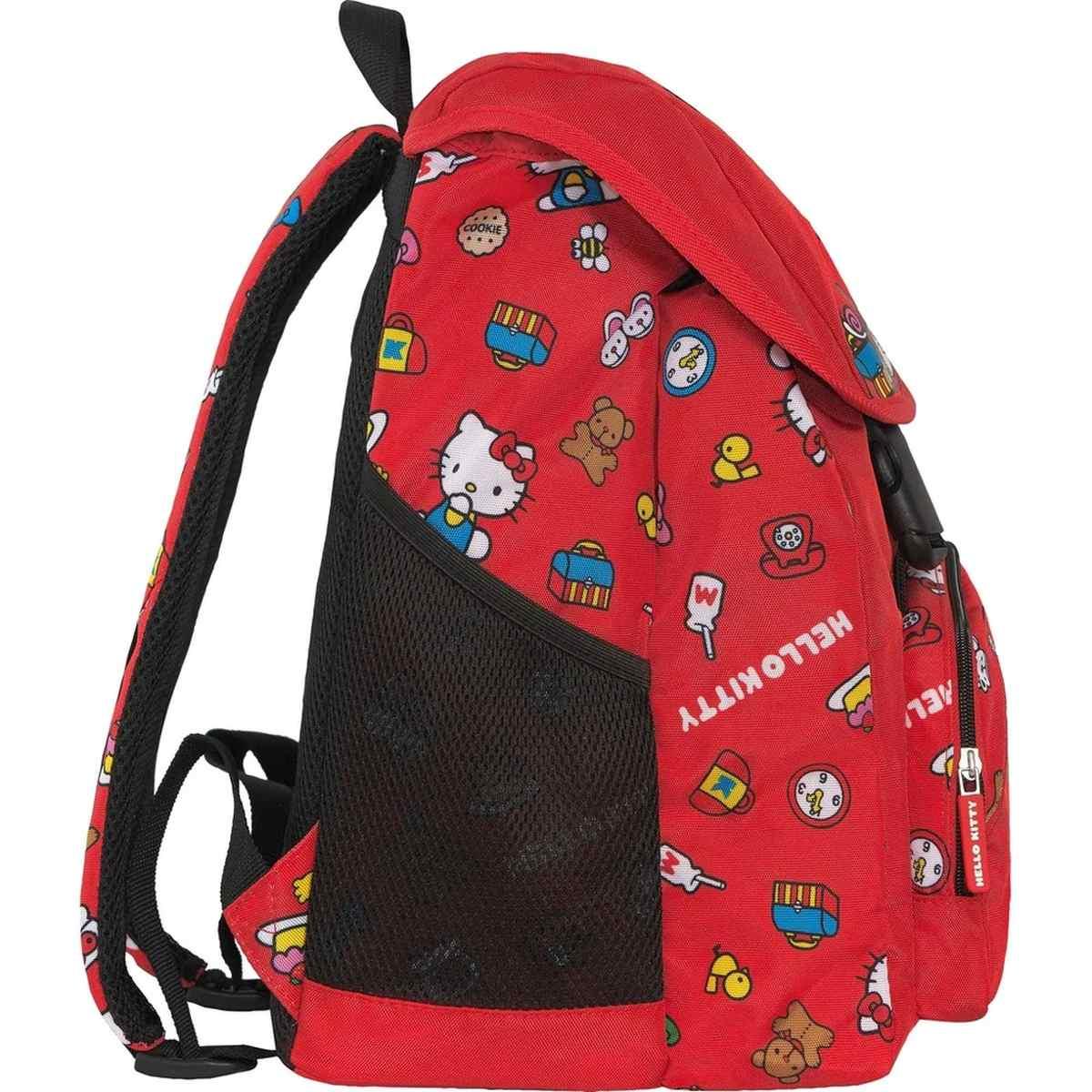 Zaino organizzato hello kitty - rosso