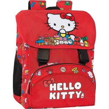 Zaino organizzato hello kitty - rosso