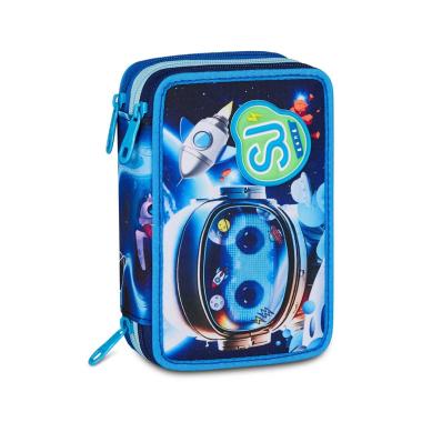 Astuccio 3 zip - space led boy