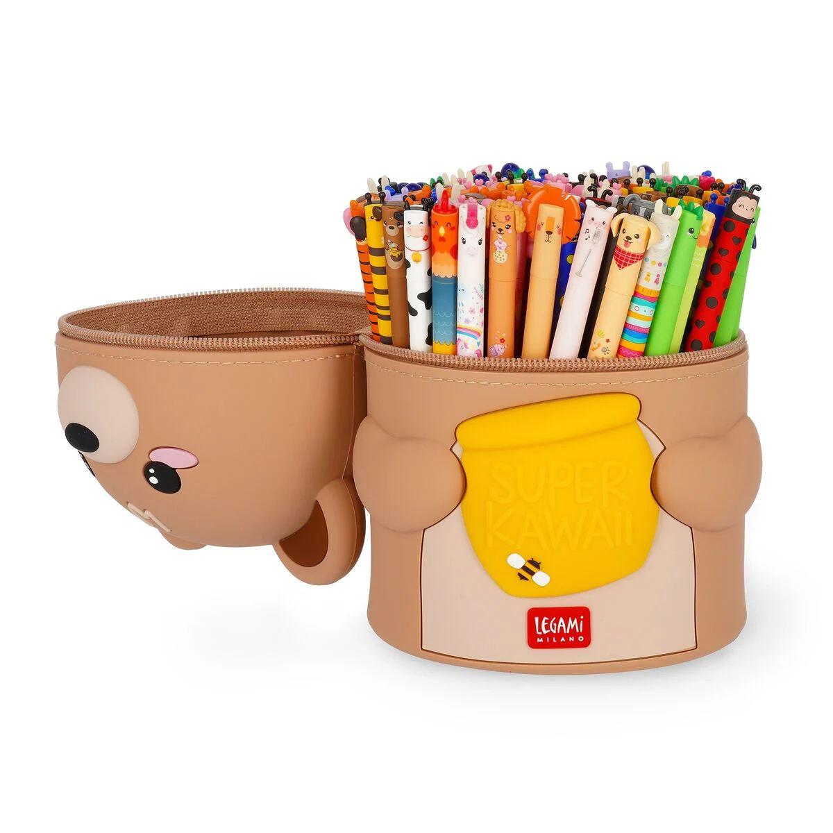 Legami portapenne da tavolo teddy bear - super kawaii