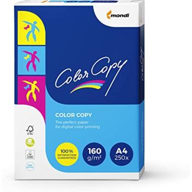 Mondi color copy - formato a4 - 160 gr/mq -  risma  da 250 fogli