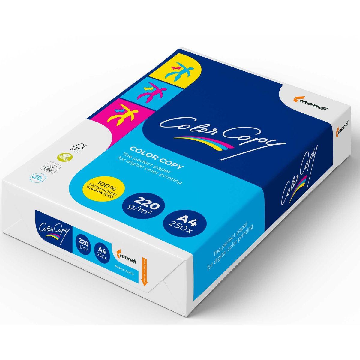Mondi color copy - formato a4 - 220 gr/mq - risma da 250 fogli