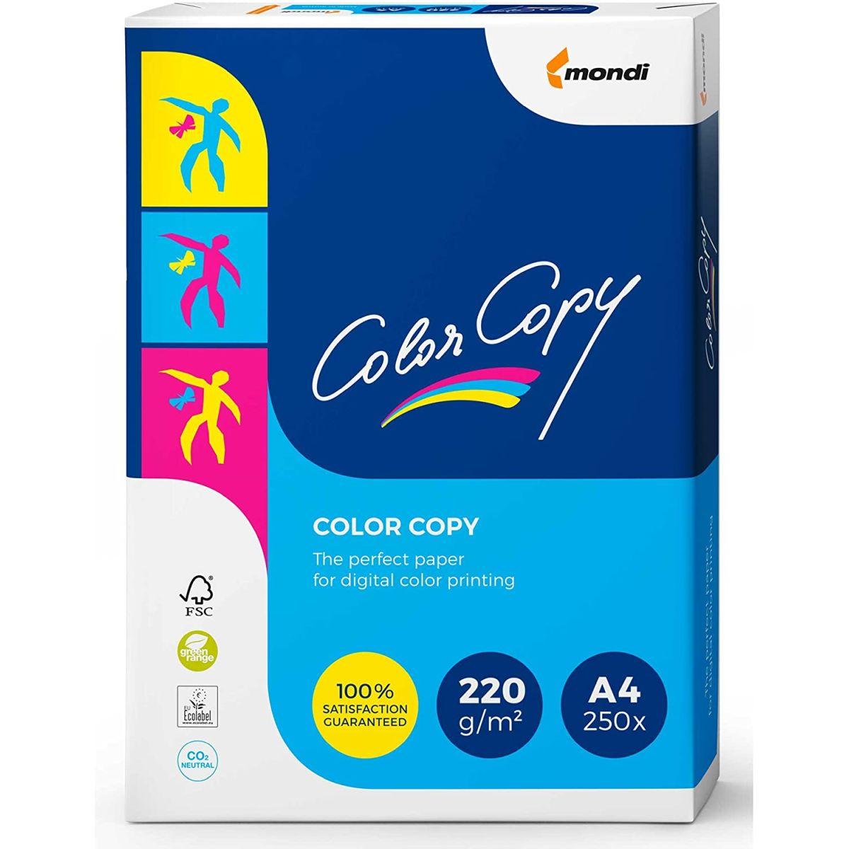 Mondi color copy - formato a4 - 220 gr/mq - risma da 250 fogli