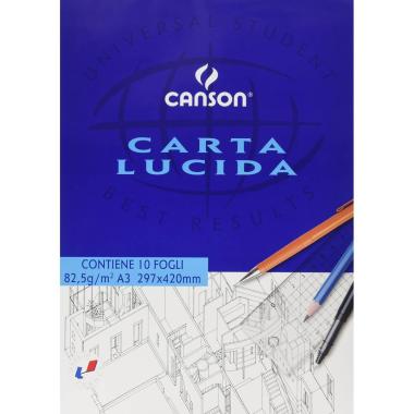 Canson - blocco carta lucida a3 - 10 fg - 82,5 gr