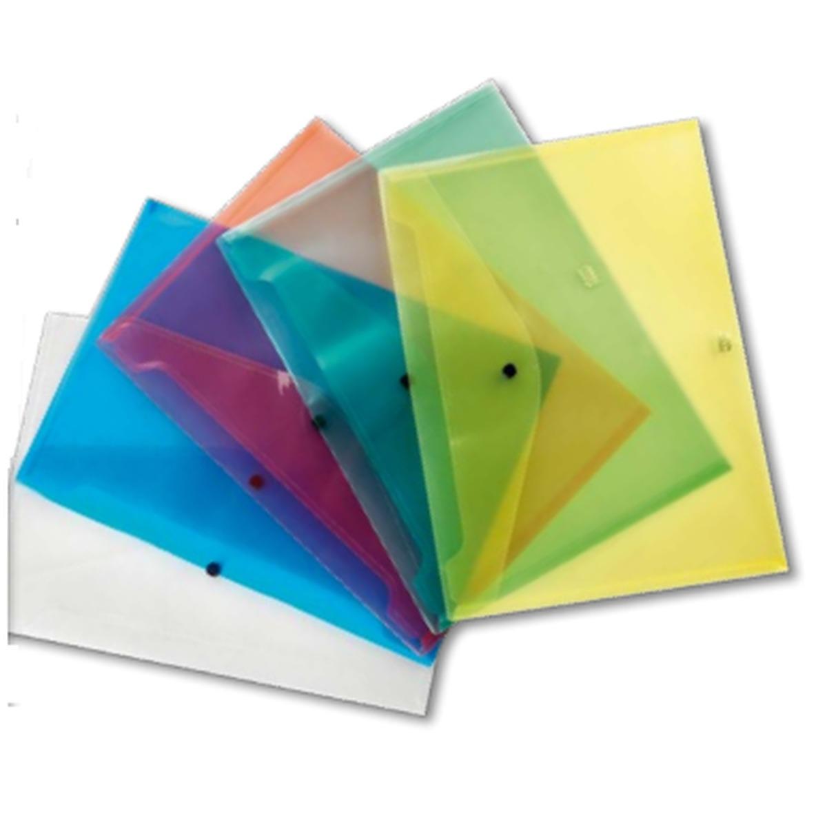 Siam - busta a4 in pp - chiusura con bottone