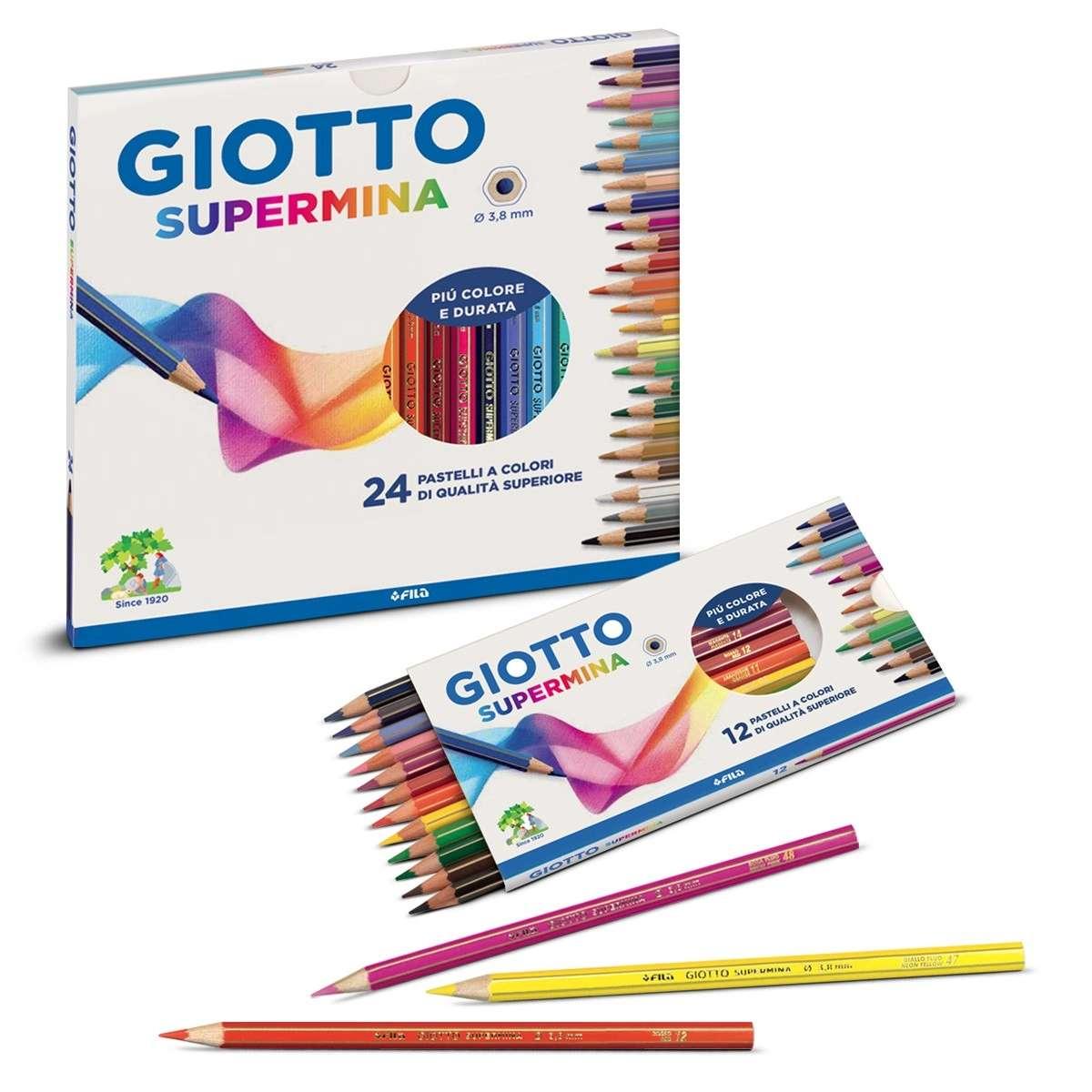Giotto supermina - pastello singolo colore - Ø 3,8 mm