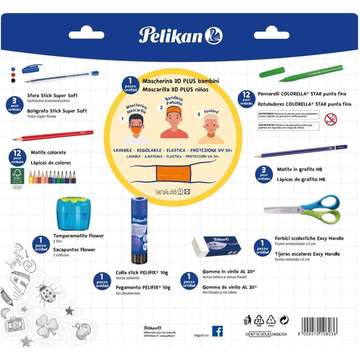 Pelikan -  kit cancelleria scuola