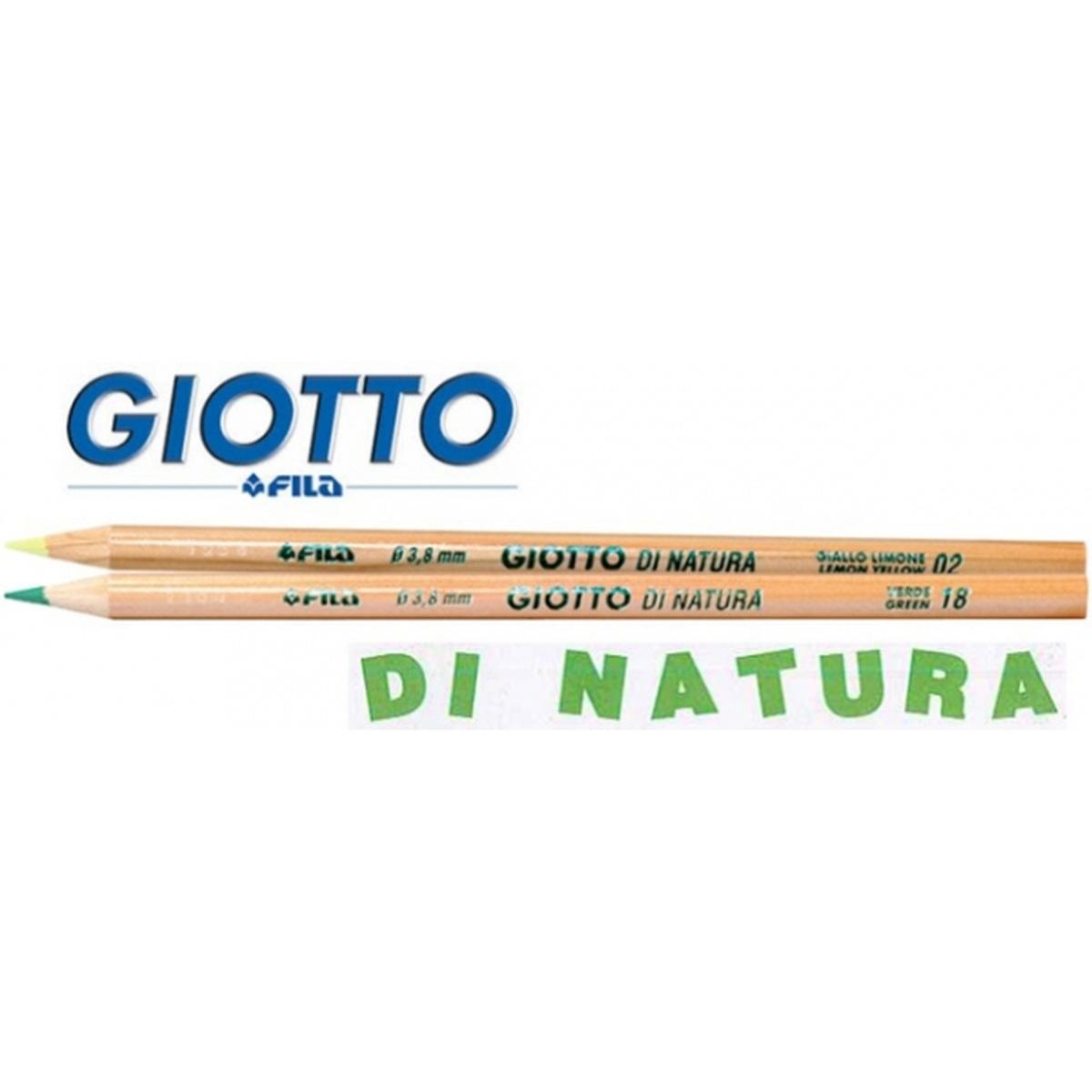 Giotto di natura - pastelli singolo colore - mina Ø 3,8 mm