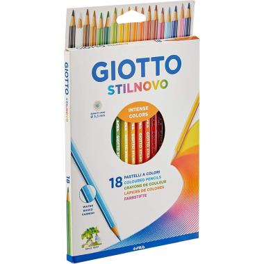 Pastelli giotto stilnovo - Ø 3,3 mm - 18 pz