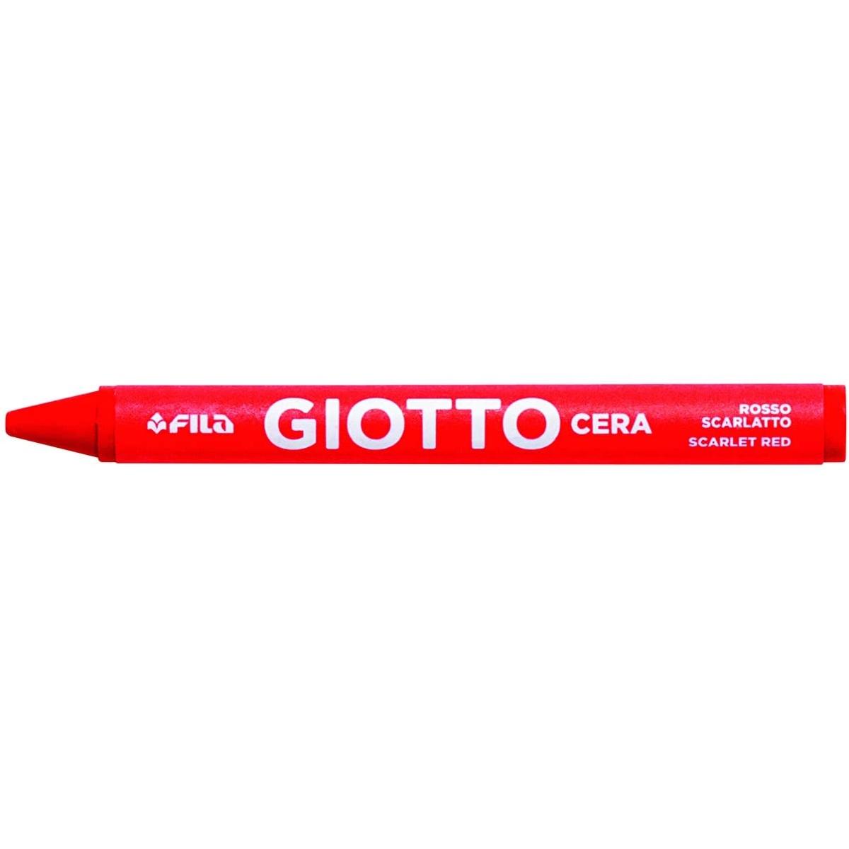 Pastelli ma cera giotto cera - Ø 8,5 mm - l. 90 mm - 24 pz