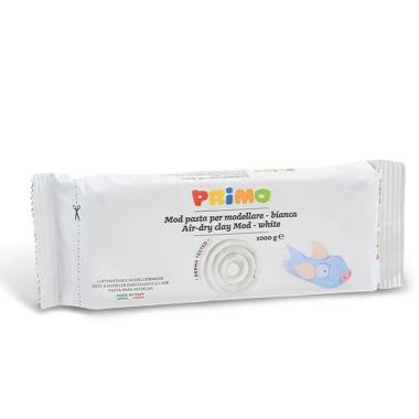 Primo - mod, pasta per modellare - panetto 1000 gr - bianco