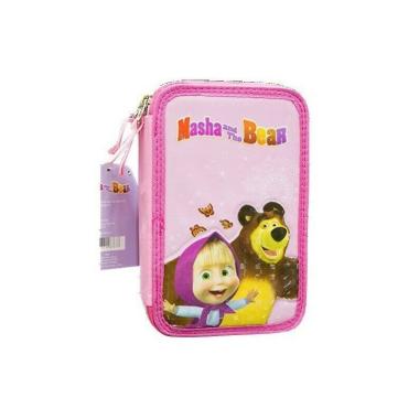 Astuccio organizzato masha e orso 3 zip
