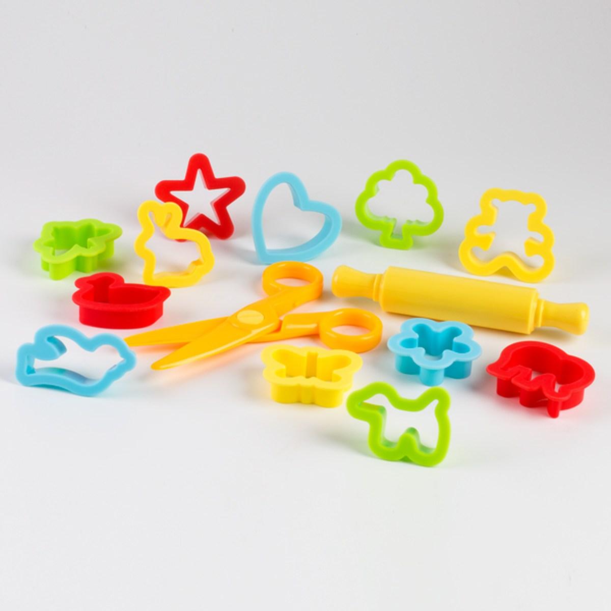 Primo - set di accessori per pasta da modellare - busta da 14 pz