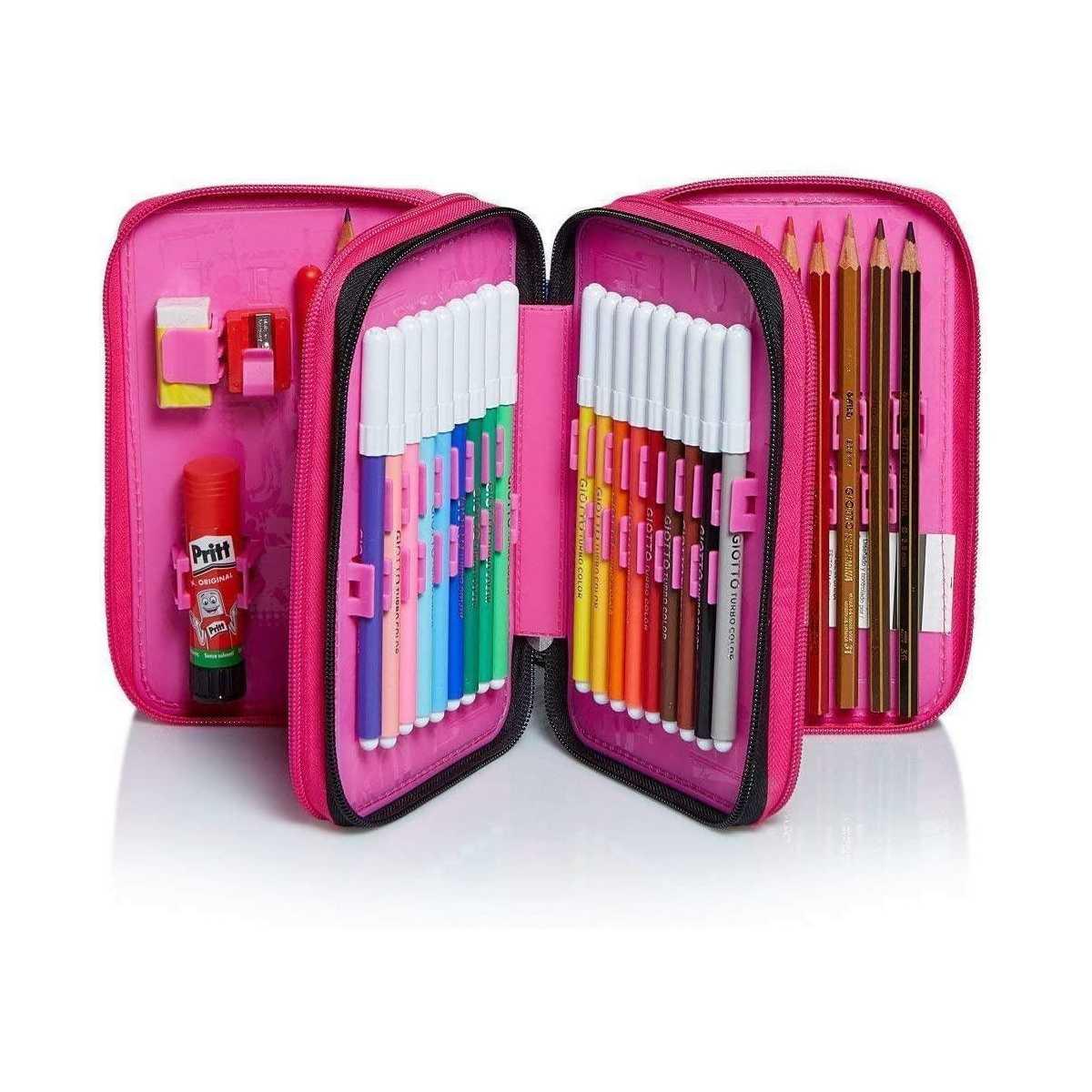 Seven  - astuccio 3 zip brightheart