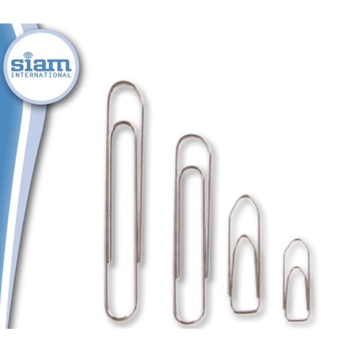 Siam - fermagli metallo nr 4 - 33 mm