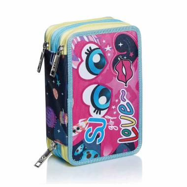 Astuccio 3 zip - sj gang facce da sj girl