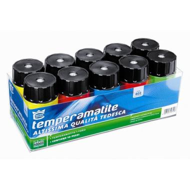 Lebez - temperamatite in metallo 1 foro con contenitore in plastica