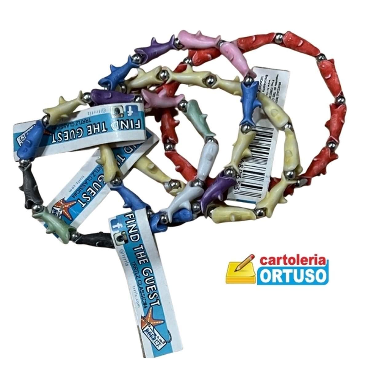 Bracciale in plastica trrtlz oceanz find the guest - squalo