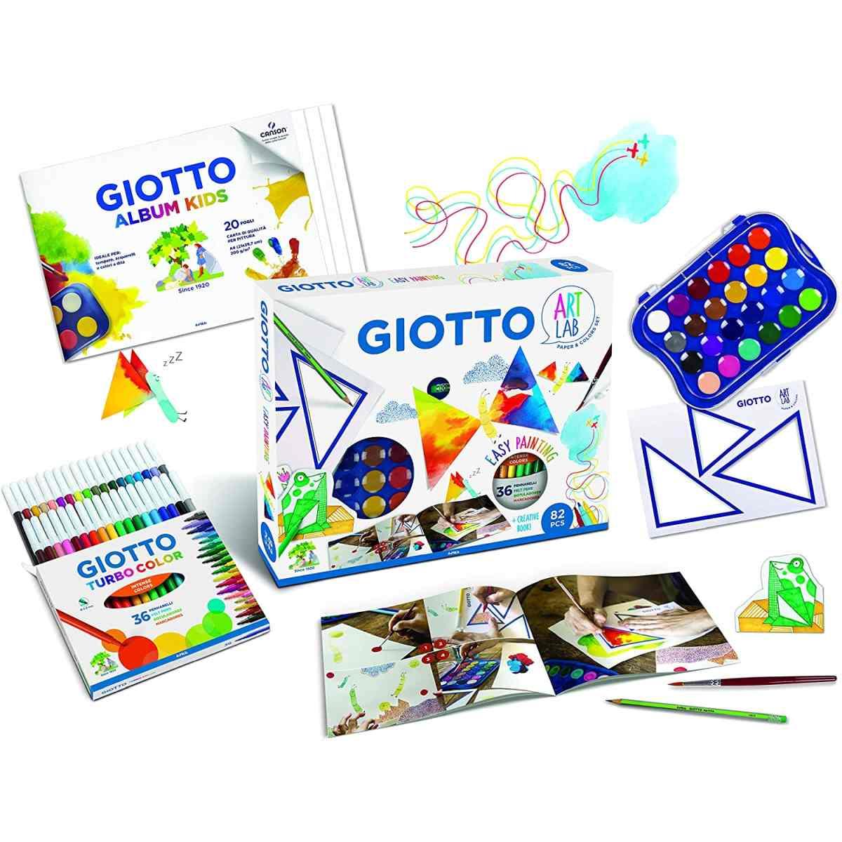 Giotto art lab - paper & color set - giotto art lab easy painting