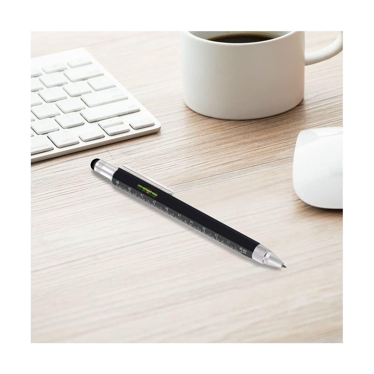 Gift set torcia + penna a sfera con livella e 5 funzioni