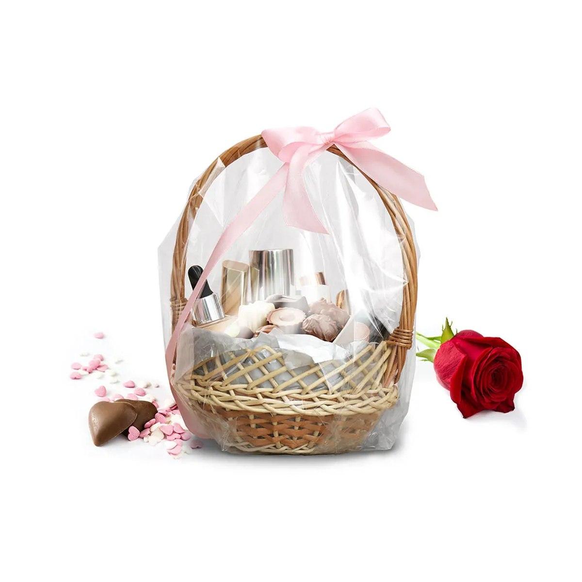 Foglio cellophane idoneo per alimenti - 6 fogli formato 100 x 130 cm