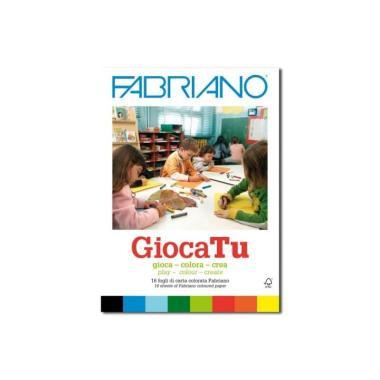 Fabriano giocatu - carta colorata - 16 fogli - 140 gr