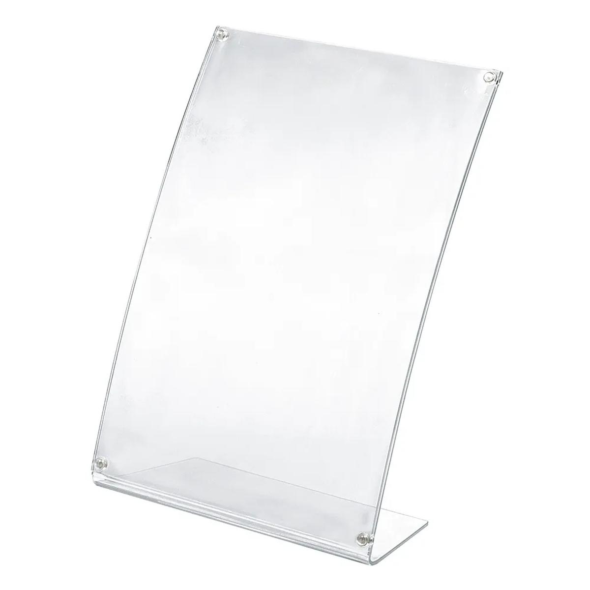 Lebez - portadepliant verticale base a ?l? - 16 x 24 cm