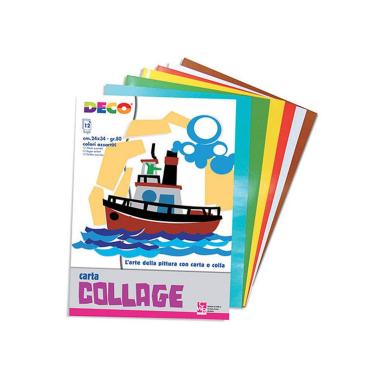 Deco carta rasata lucida - album - 24 x 34 cm - 12 fg - 80 gr