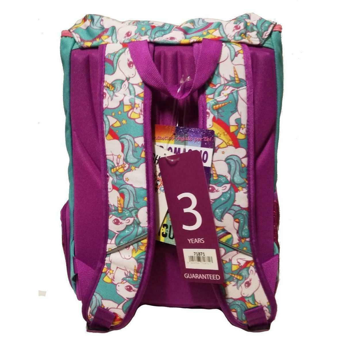 Zaino estensibile con diario segreto unicorno