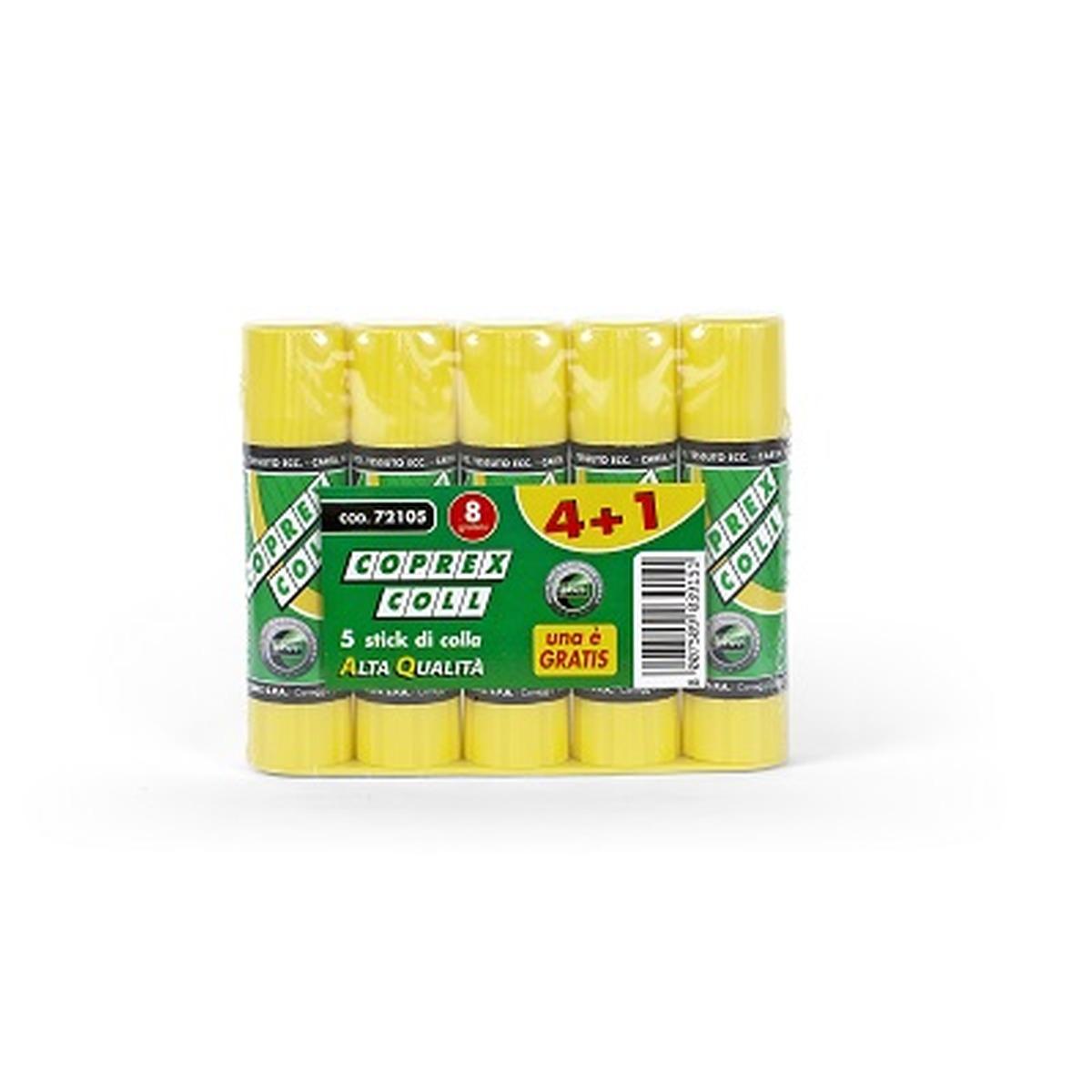 Lebez - coprex colla stick 8 gr - kit 4 + 1 pz