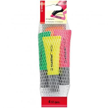 Stabilo neon - retina da 4 evidenziatori
