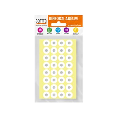 RINFORZI ADESIVI "SALVABUCHI" Ø 1,4CM IN BLISTER DA 320PZ