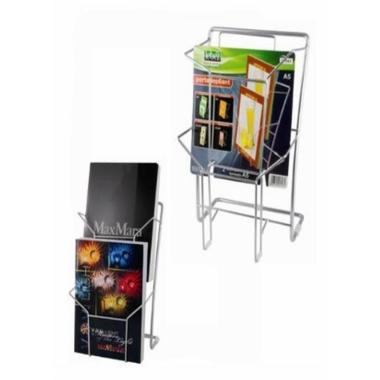 Lebez - portadepliant in metallo 2 tasche a4