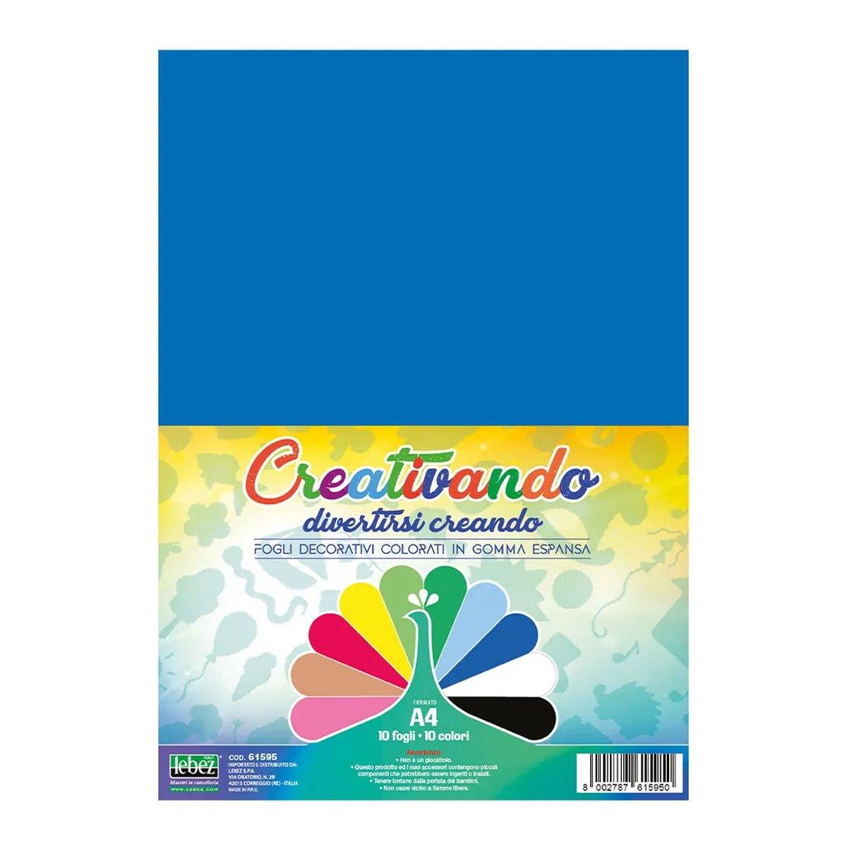 Niji - foglio decorativo colorato in gomma espansa - 2 mm - a3 (29,7 x 42 cm)