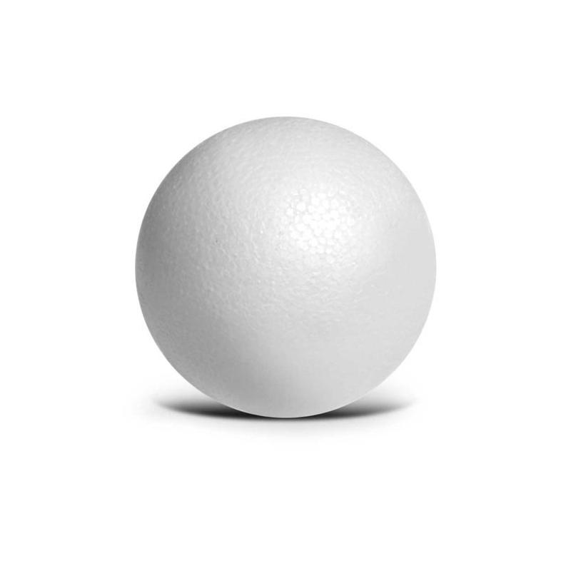Deco - sfera in polistirolo espanso - diametro 14 cm